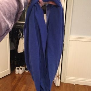 Royal blue infinity scarf